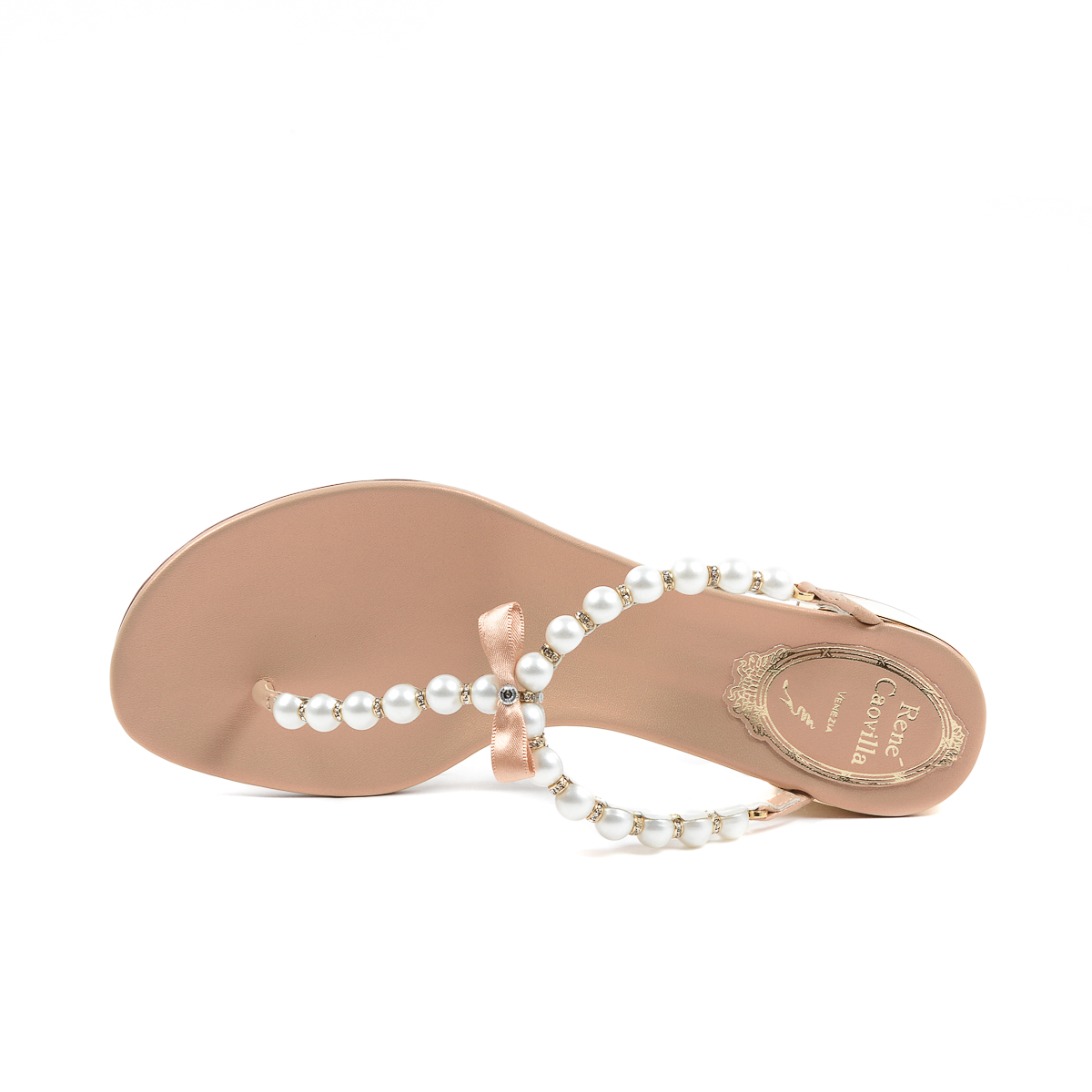 Rene Caovilla by The Blonde Salad Womens Thong Pink PEARL