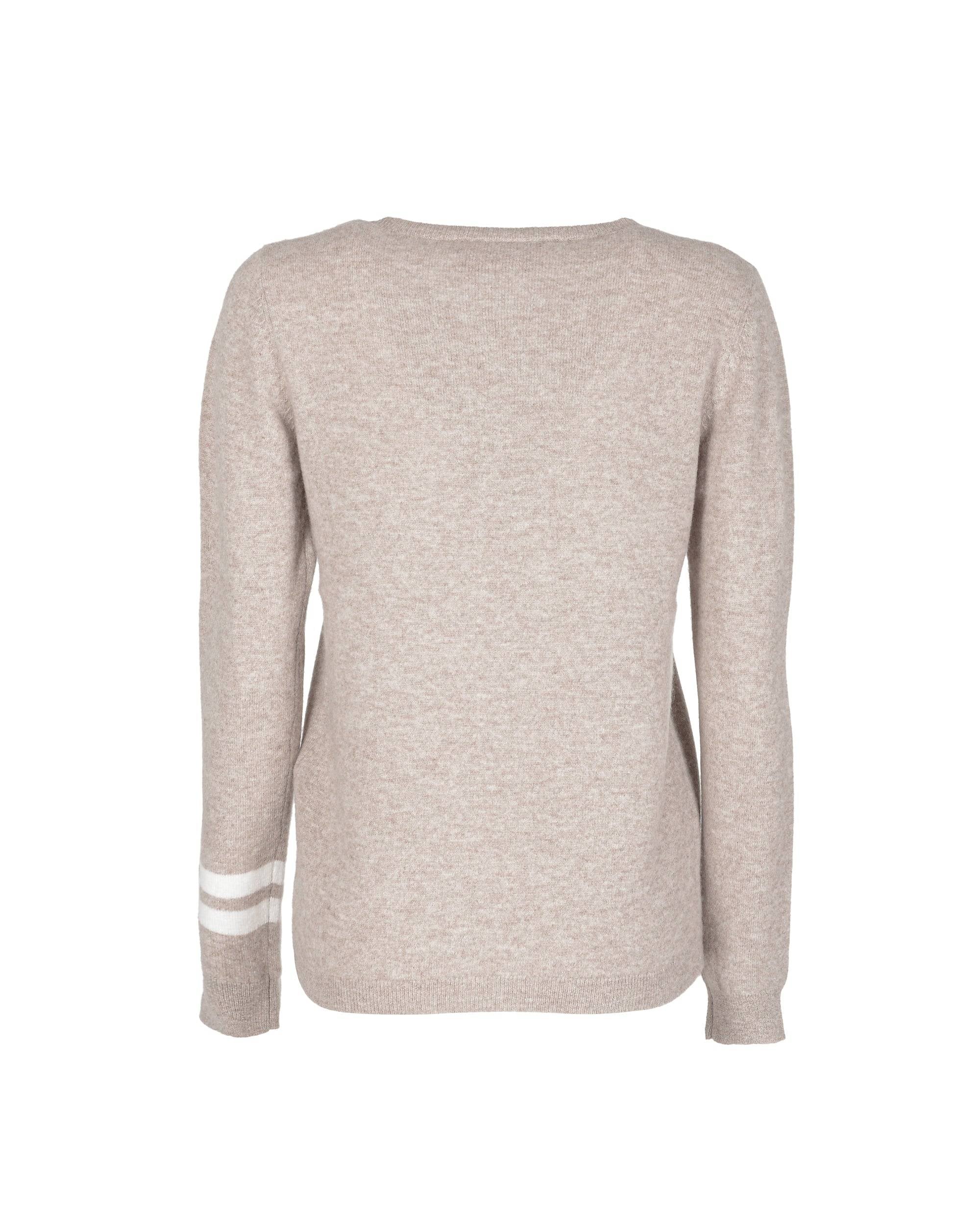 Suéter de cuello redondo Dee Ocleppo STOCKBRIDGE CAMEL A