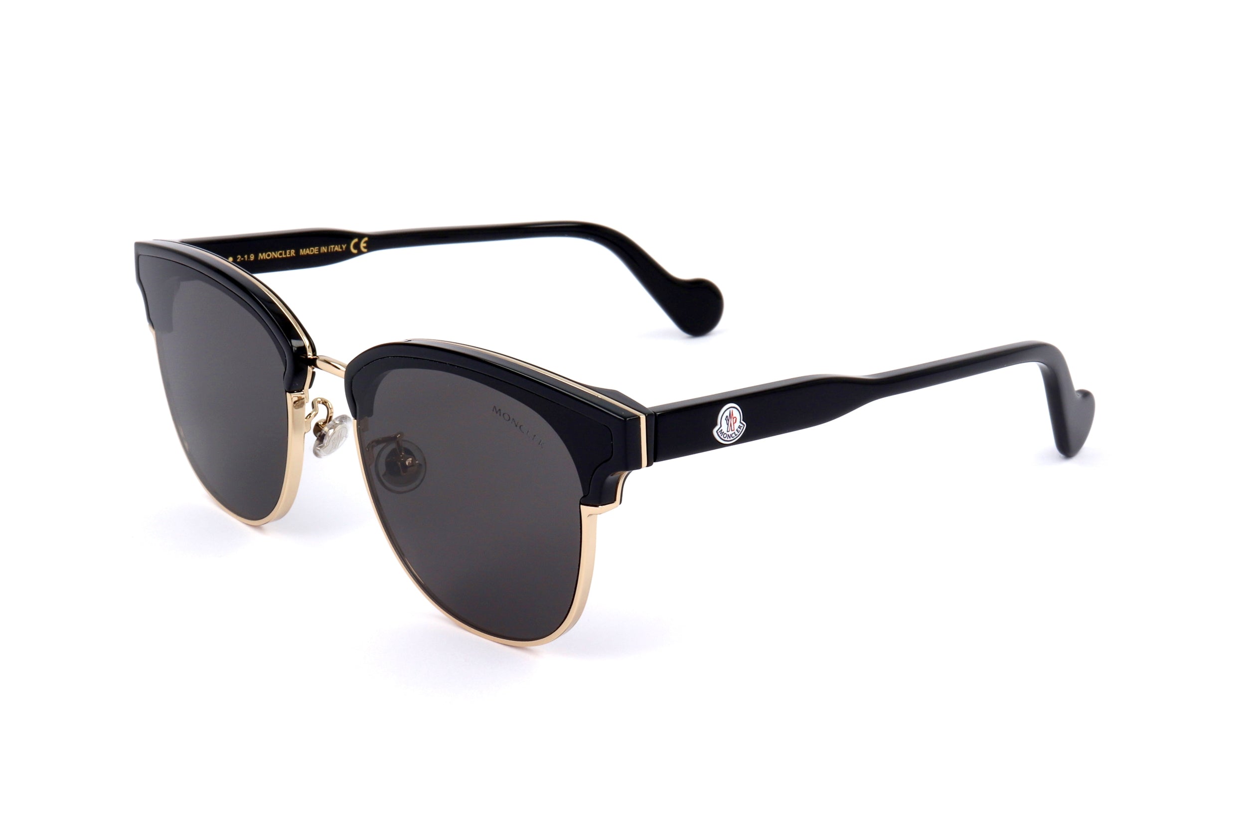 Gafas de sol Moncler para hombre ML0112 K 01A 62 18 145 NEGRO BRILLANTE