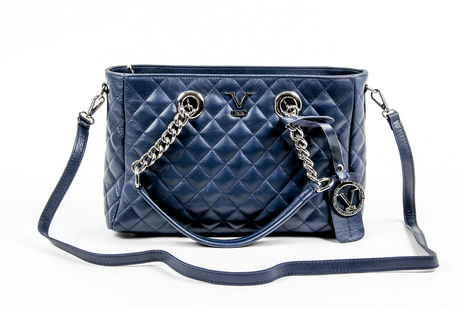 Bolso de mano para mujer V 1969 Italia V011 S BLUE JEANS