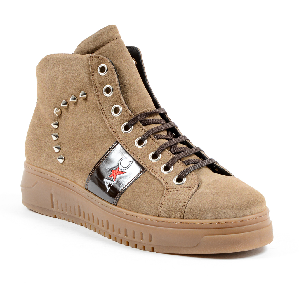 Zapatillas deportivas Andrew Charles para hombre en color topo ED