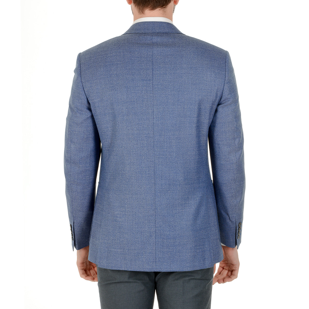 Chaqueta Canali para hombre de manga larga azul claro