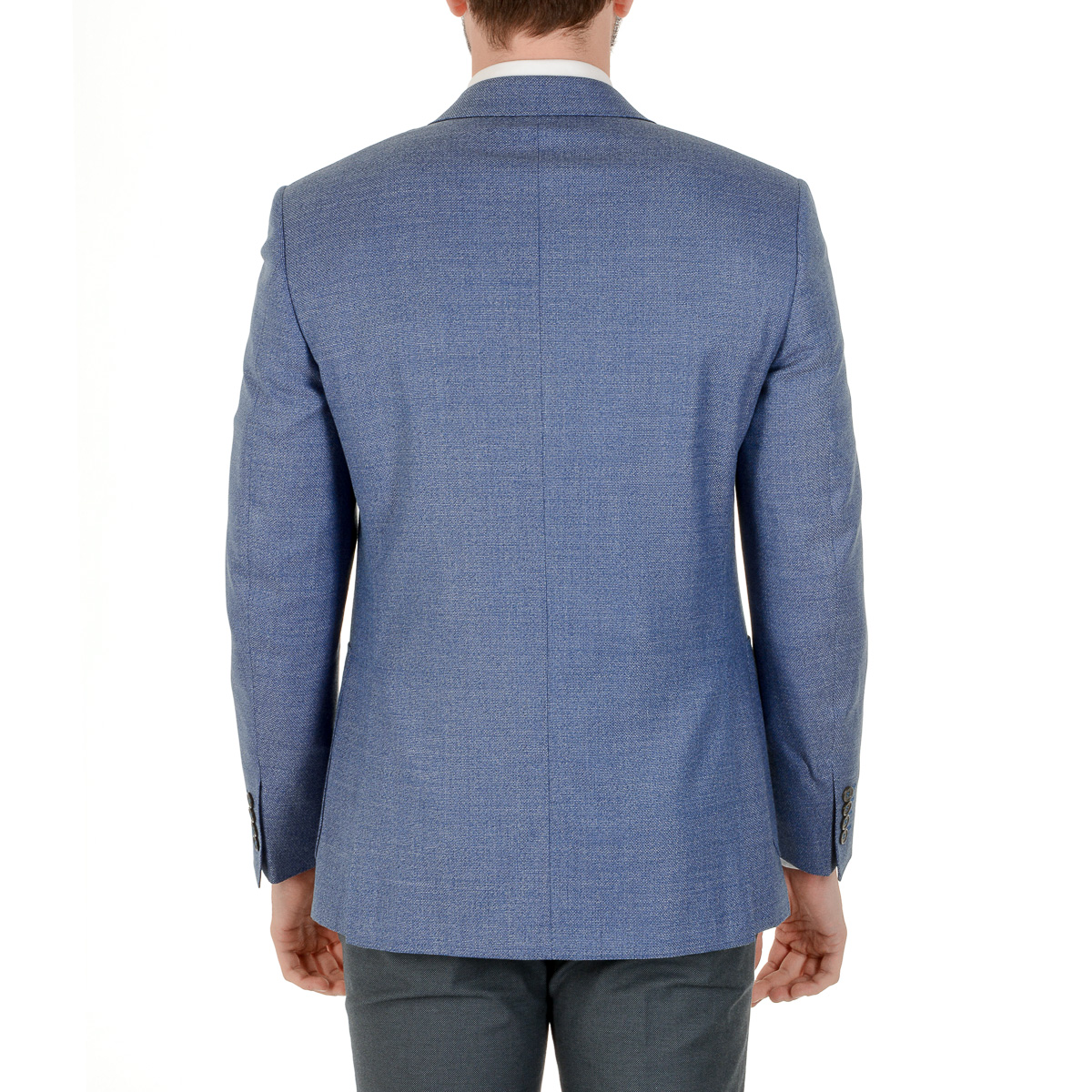 Chaqueta Canali para hombre de manga larga azul claro