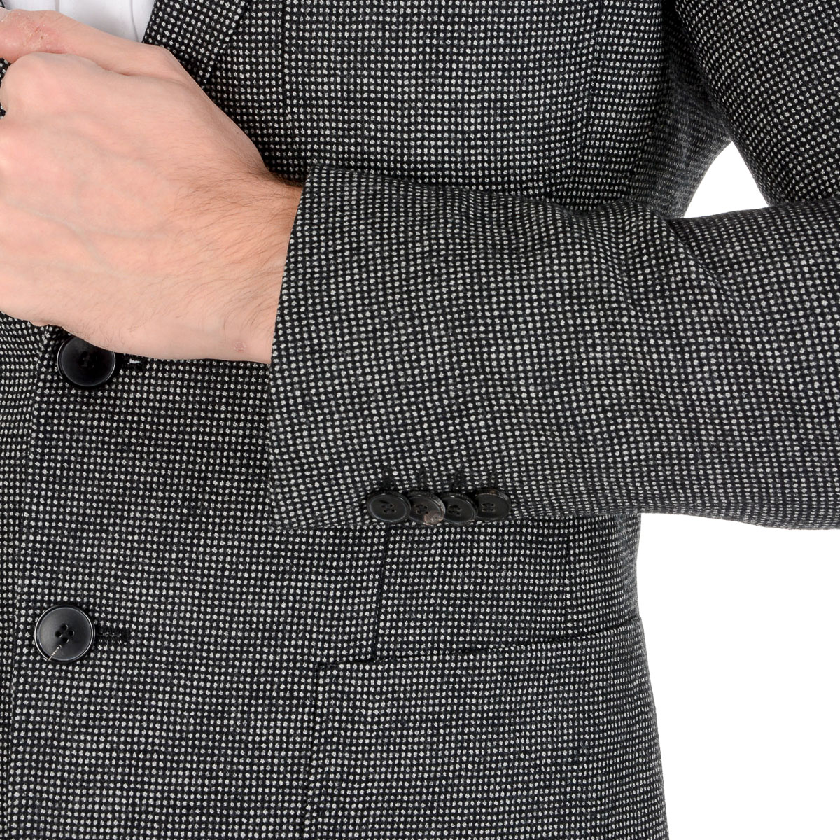 Chaqueta Hugo Boss para hombre de manga larga gris RAYE