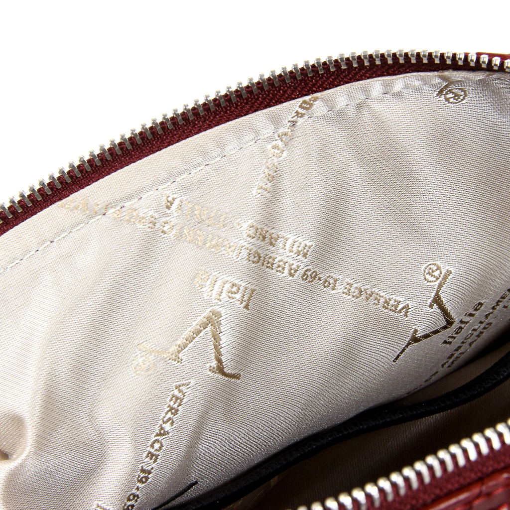 Bolso de hombre V 1969 Italia rojo oscuro CURT