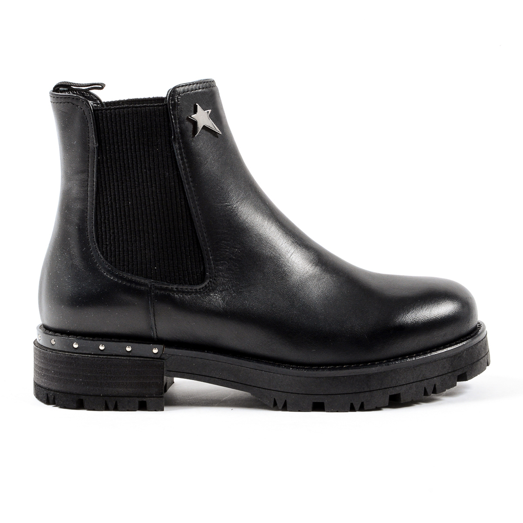 Andrew Charles Womens Ankle Boot Black CHRISSIE