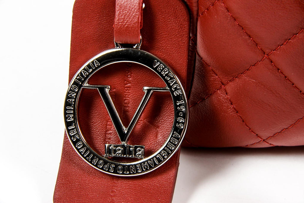 Bolso de mano para mujer V 1969 Italia V011-S RUGA ROJO
