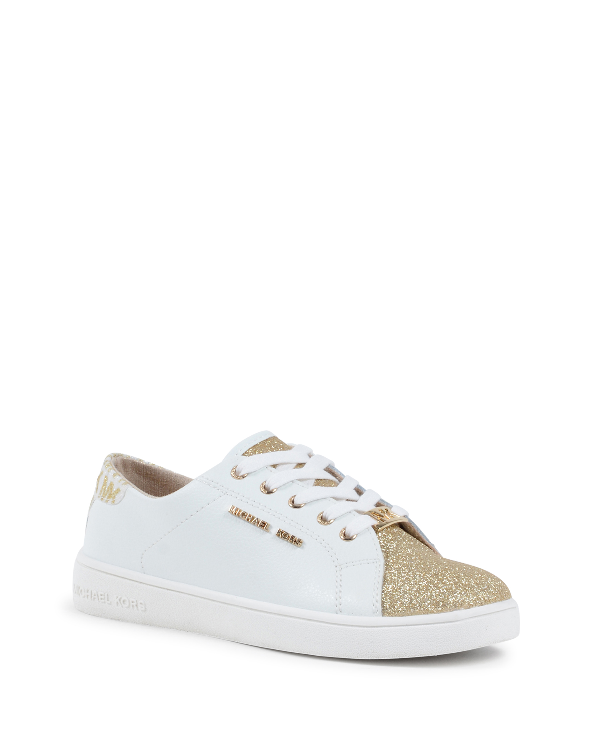 Zapatillas Michael Kors para niña blancas ZIA IVY MARTIN BLANCO ORO