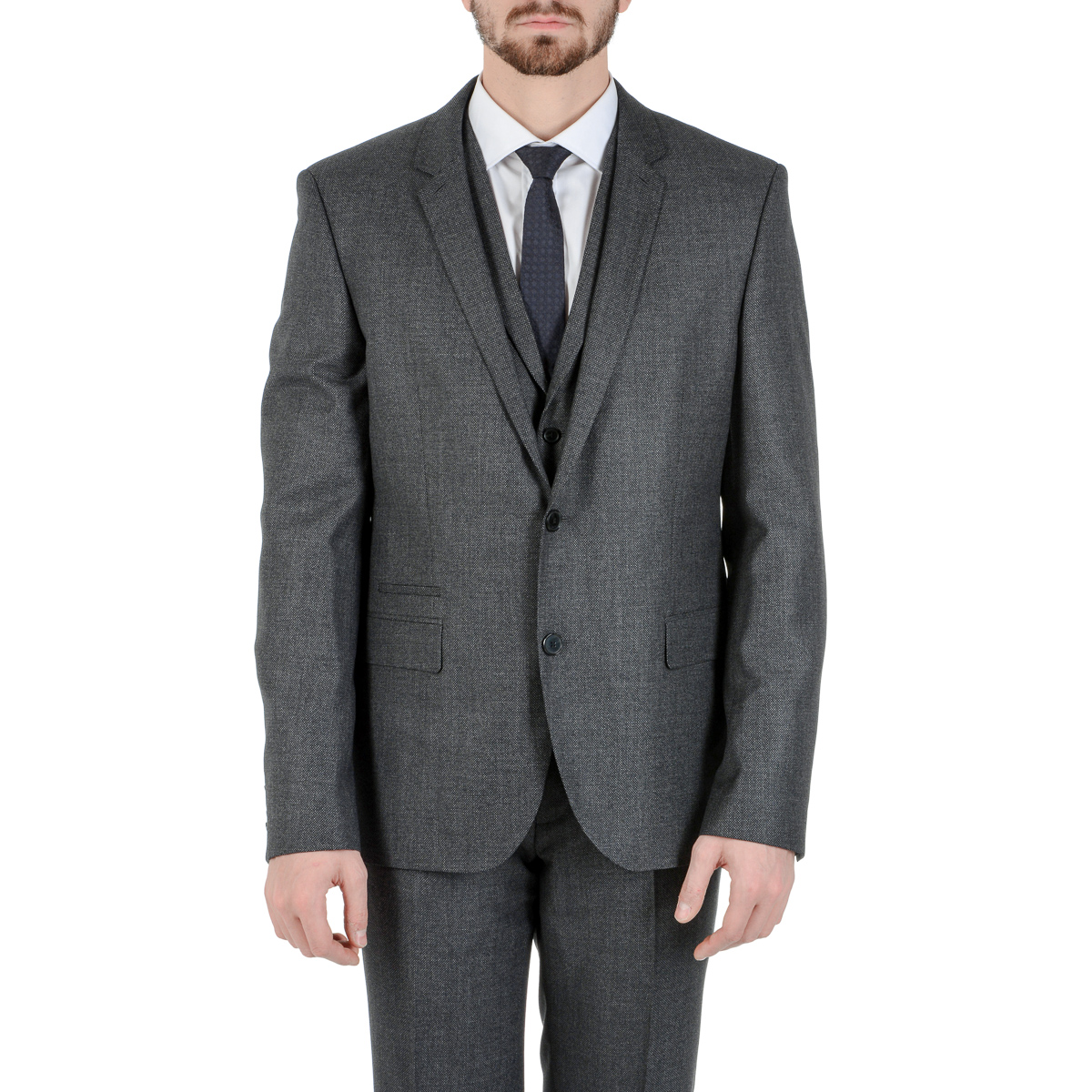 Traje Hugo Boss para hombre gris ANEO WIAD HILOR
