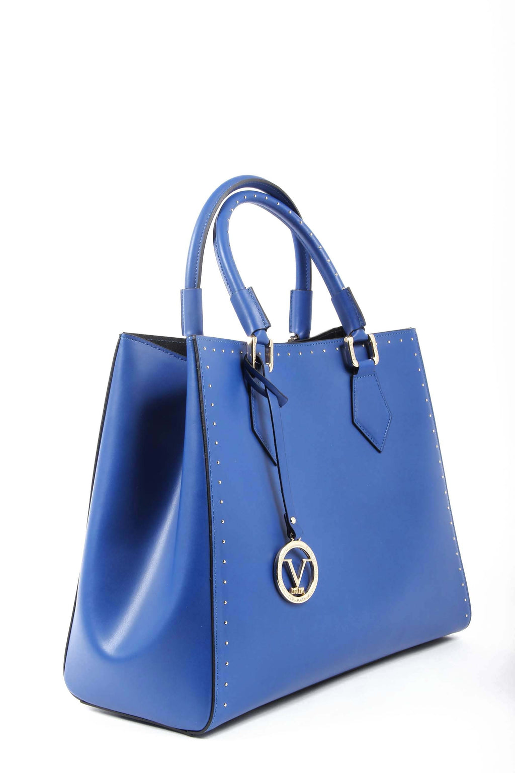 Bolso de mano para mujer V 1969 Italia G550-52 RUGA COBALTO