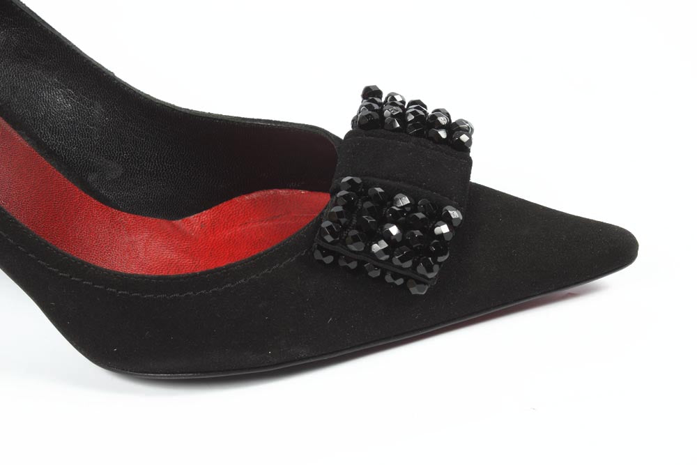 Salón mujer Sebastian Milano S2963SL CAMOSCIO NERO+JAIS NERI