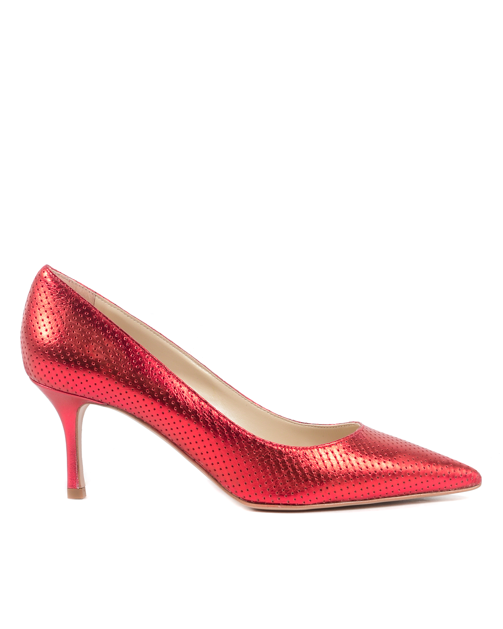 19V69 Italia Zapatos de salón para mujer Lamè Rojo DEC65 TRAF ROSSO LAM