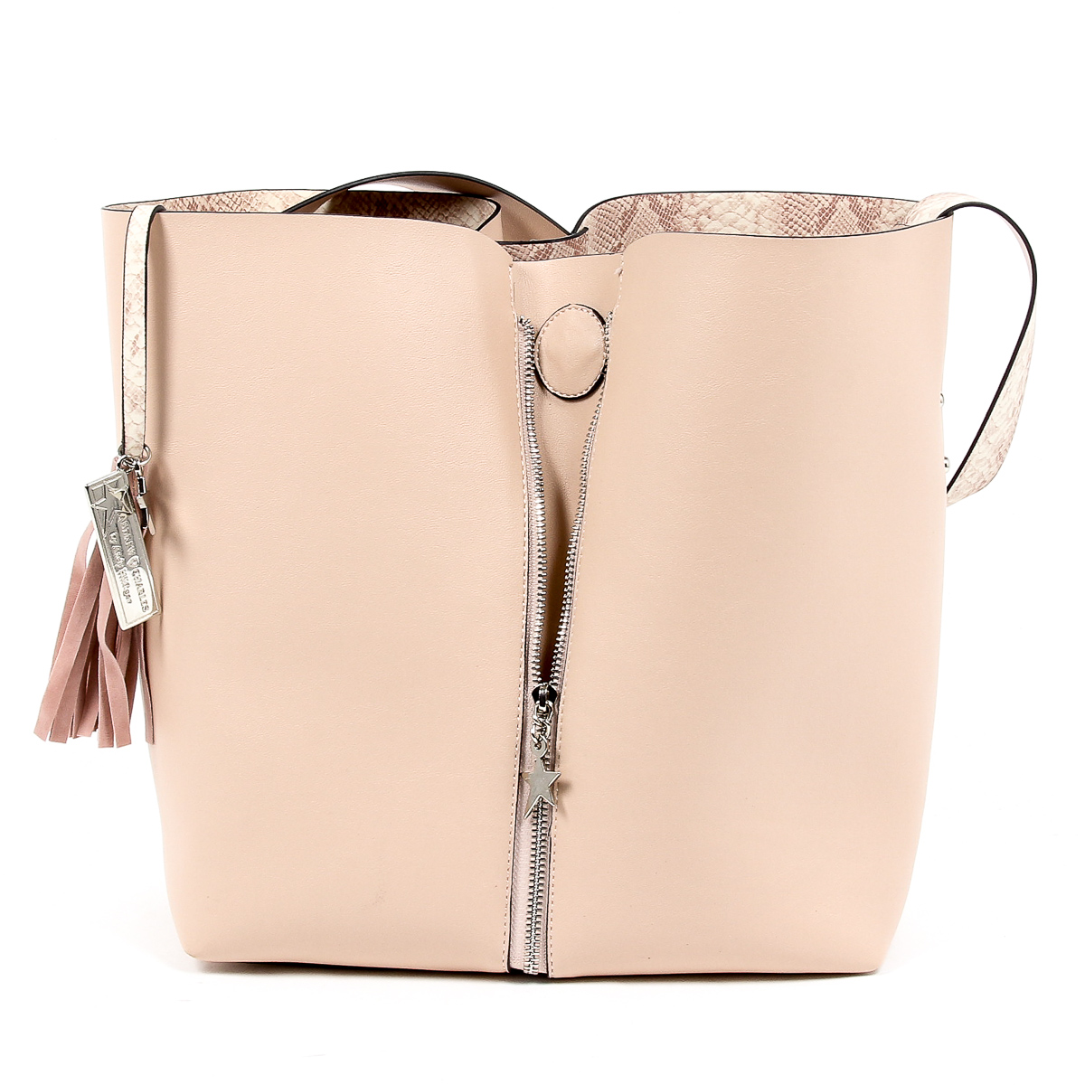 Andrew Charles Womens Handbag Pink JANE