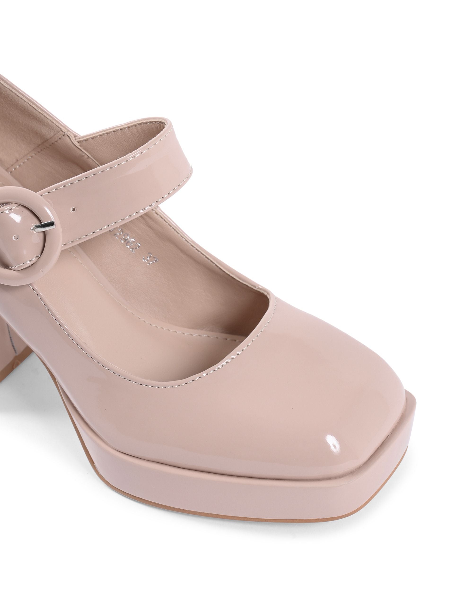 19V69 Italia Zapatos Mary Jane para mujer color piel J2962 NUDE