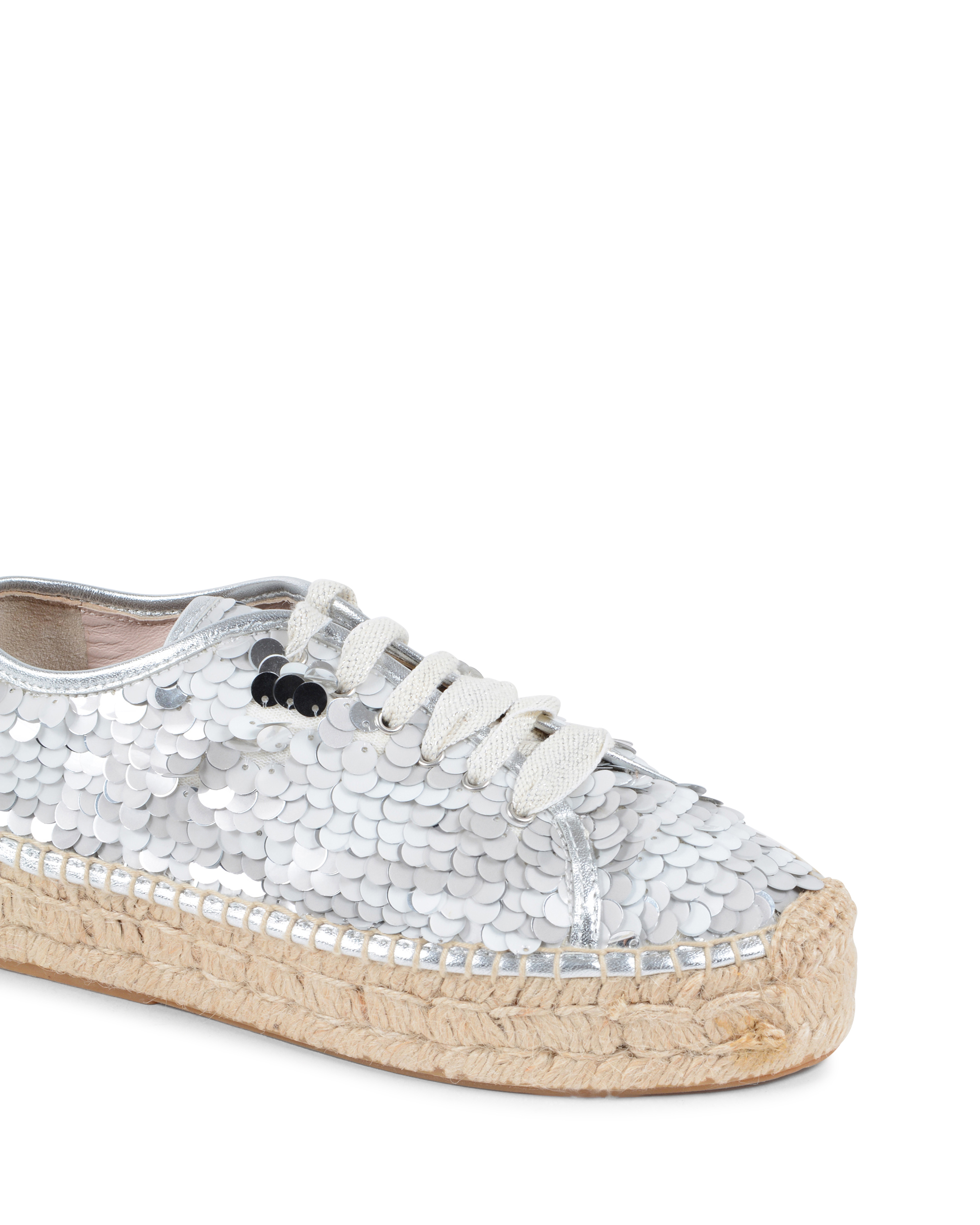 Premiata Womens Espadrille Silver M4708A SILVER