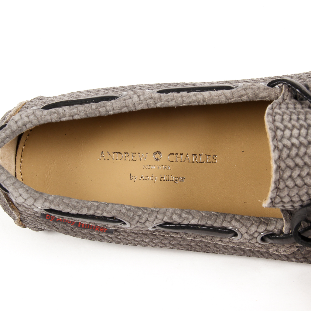 Mocasín Andrew Charles para hombre gris STEVE