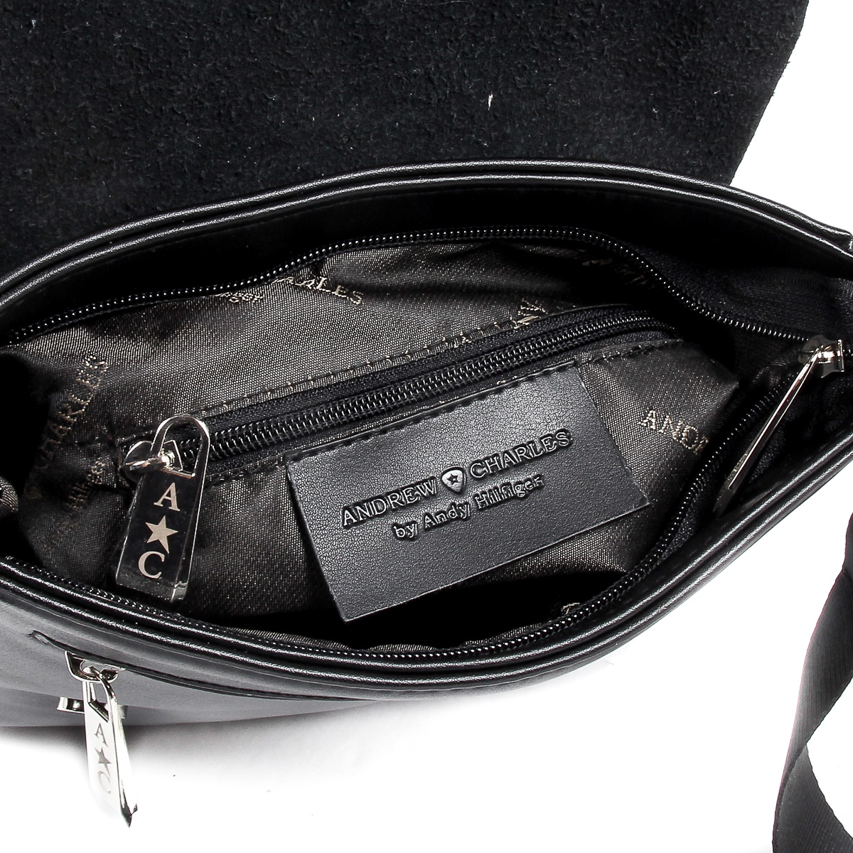 Bolso de mano para hombre Andrew Charles negro CARL
