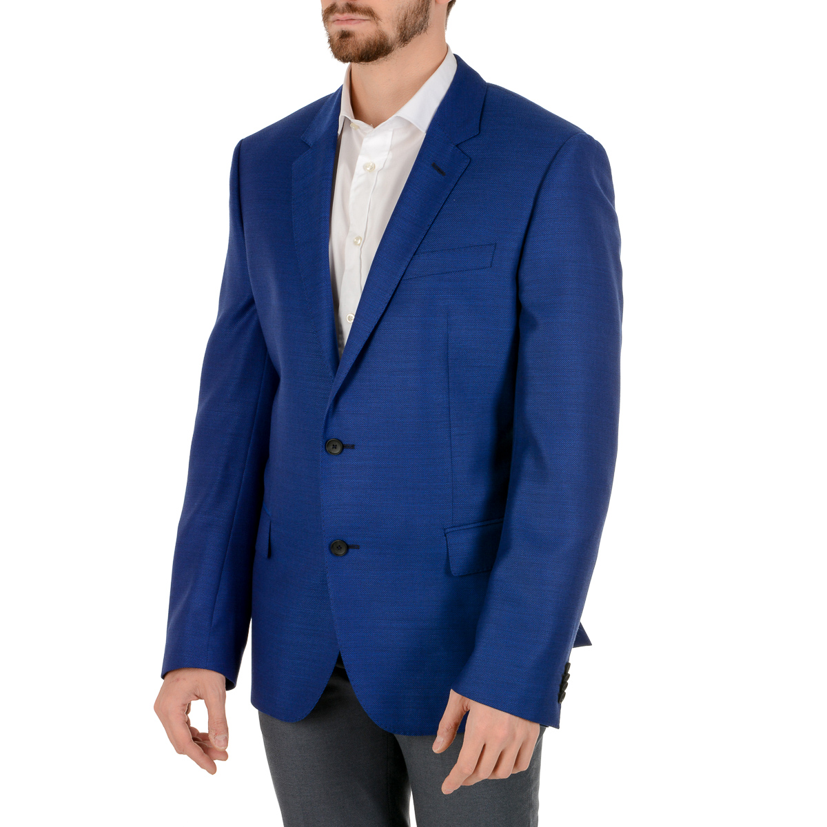 Chaqueta Hugo Boss para hombre de manga larga azul HUTCH