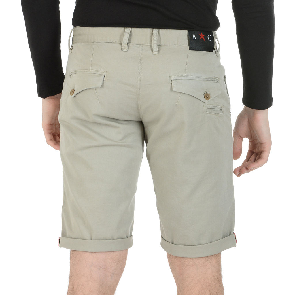 Pantalones cortos para hombre Andrew Charles color topo SADECK