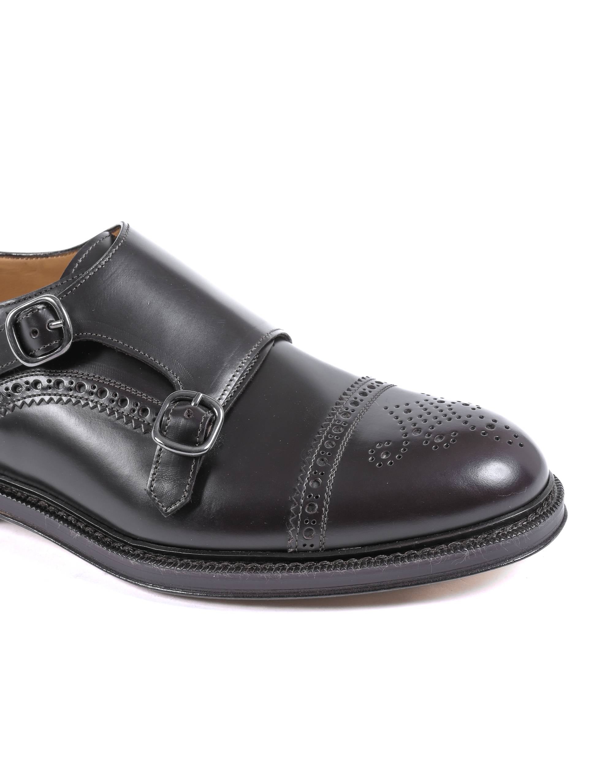 Zapatos de hebilla para hombre Dee Ocleppo F3745 ABRASIVATO T MORO