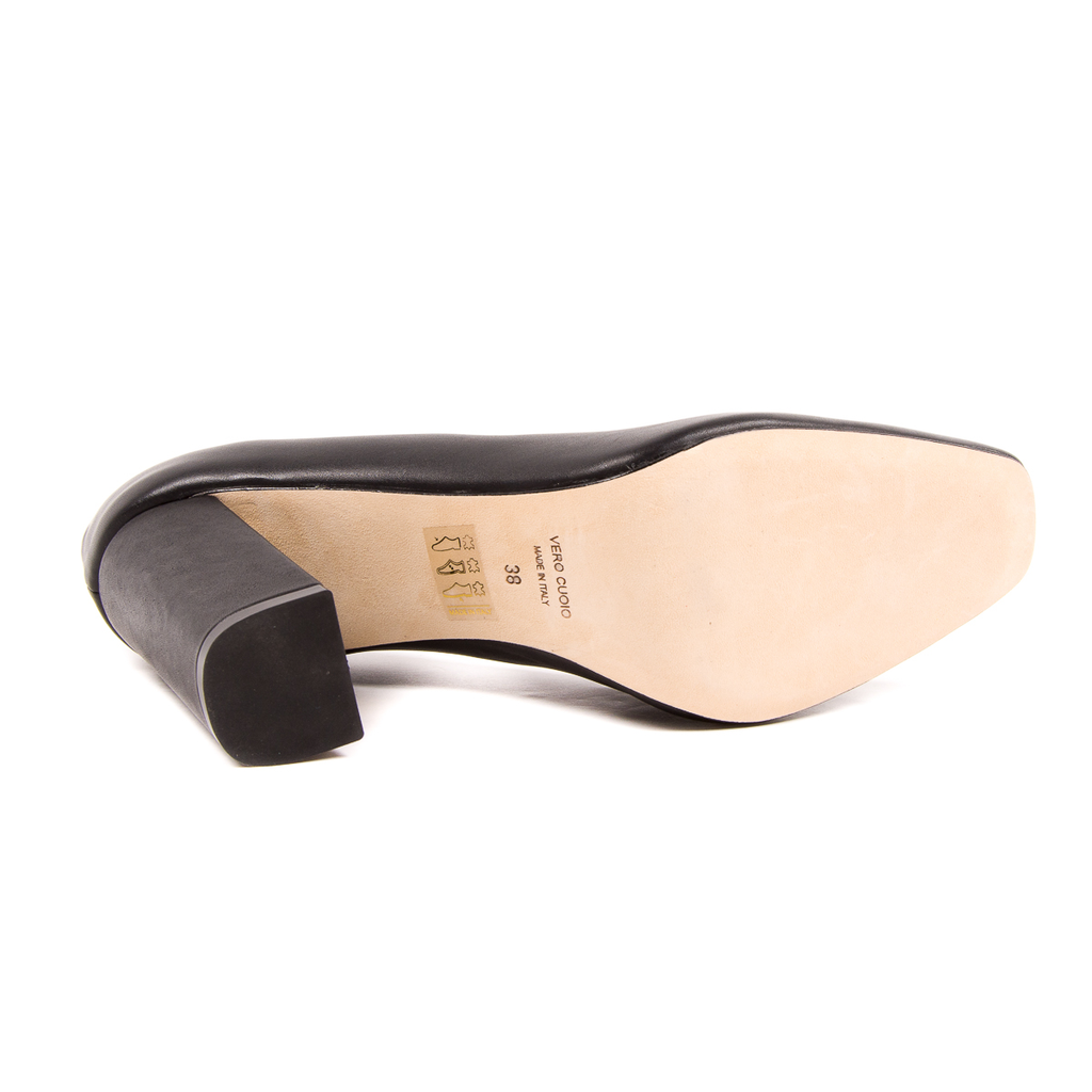 V 1969 Italia Zapatos de salón para mujer negros CAROLINE
