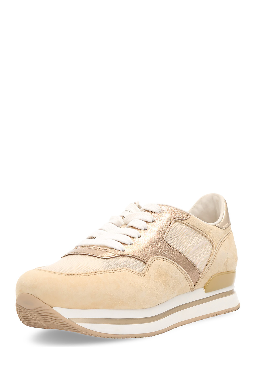 Zapatillas Hogan para mujer en beige HXW2220N6205TG058M