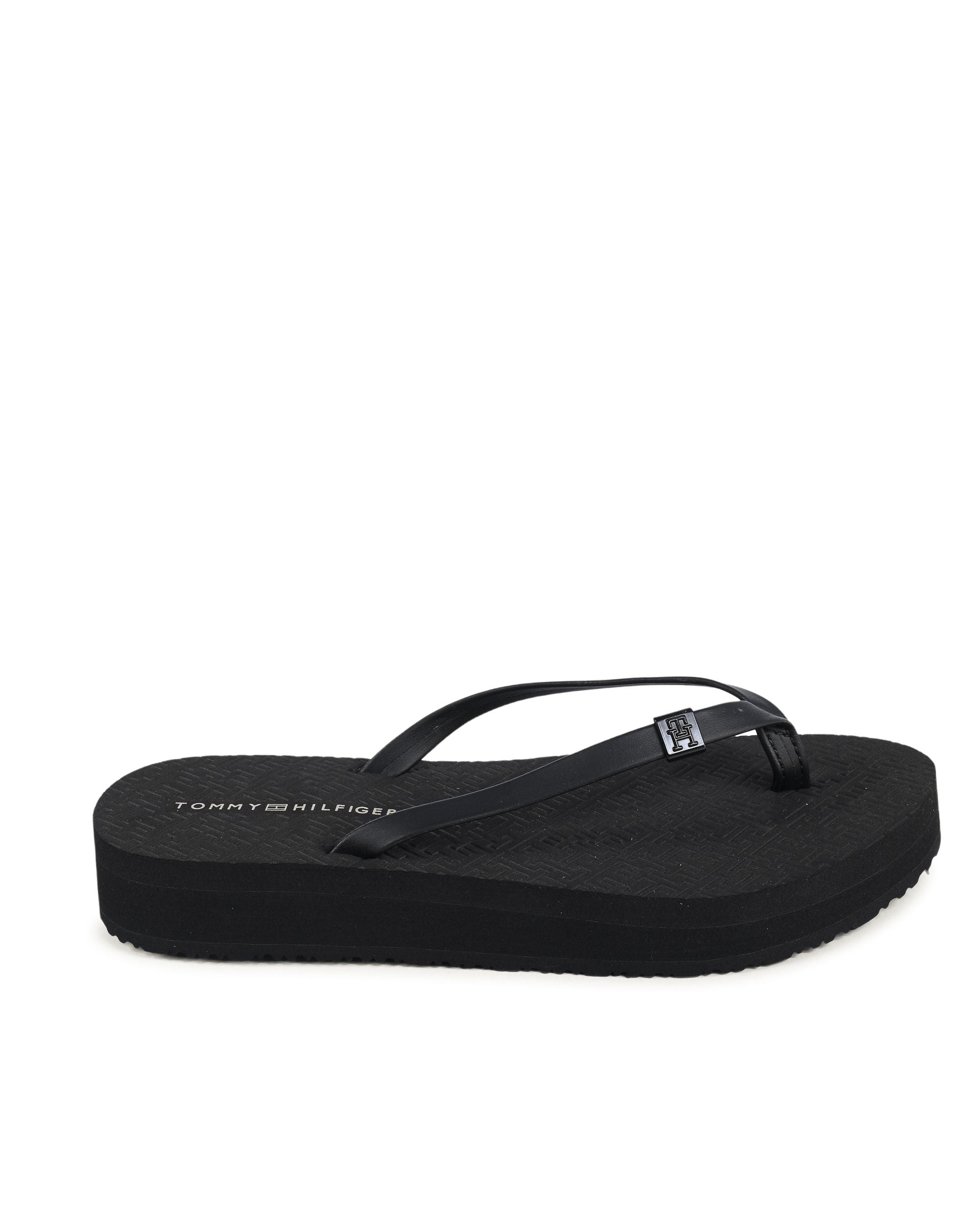 Chanclas Tommy Hilfiger para mujer negras FW0FW07854BDS