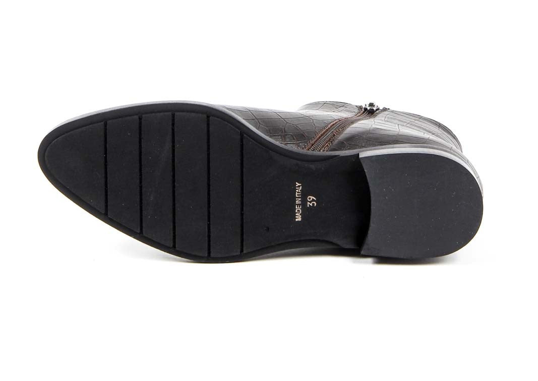 Botines para mujer V 1969 Italia B1993 COCCO CASHMERE T. MORO