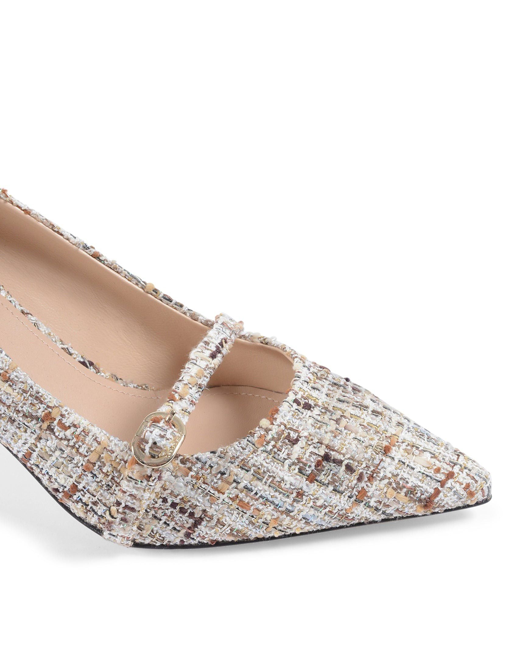 Zapatos Mary Jane con tacón de lazo tipo violín
