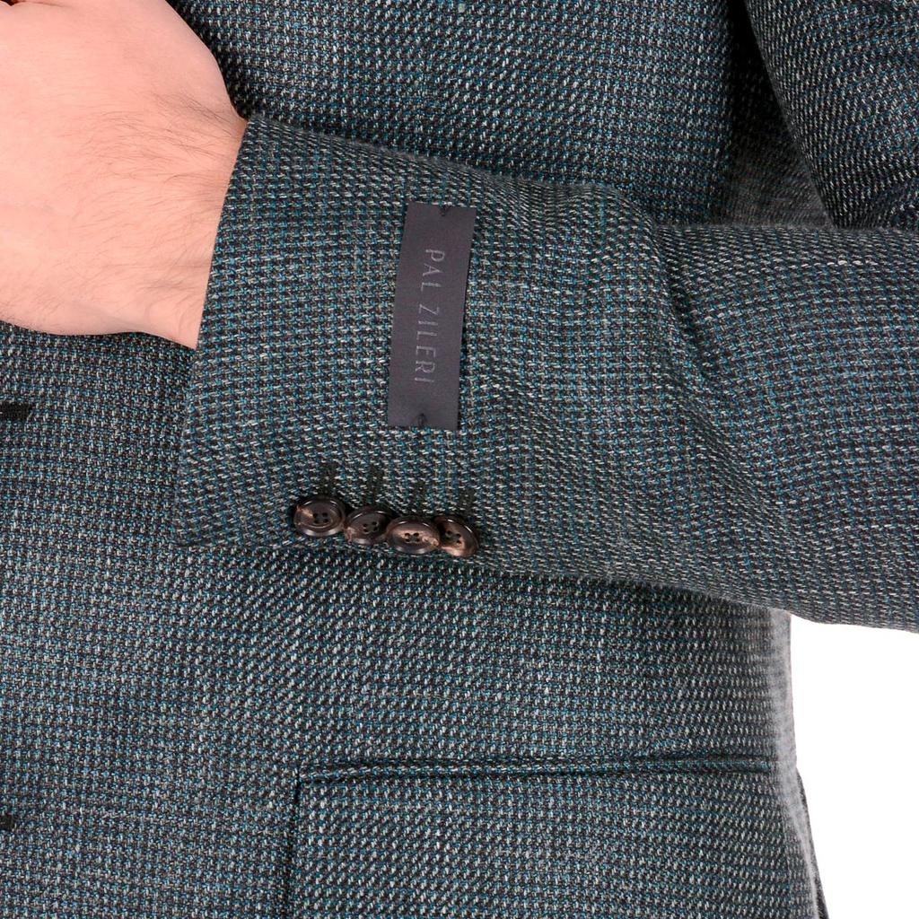 Chaqueta Pal Zileri para hombre de manga larga verde