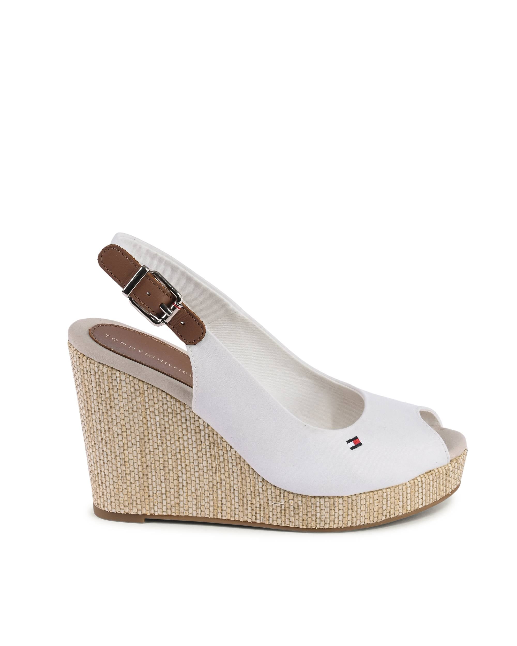 Tommy Hilfiger Womens Sandal White FW0FW04789YBL