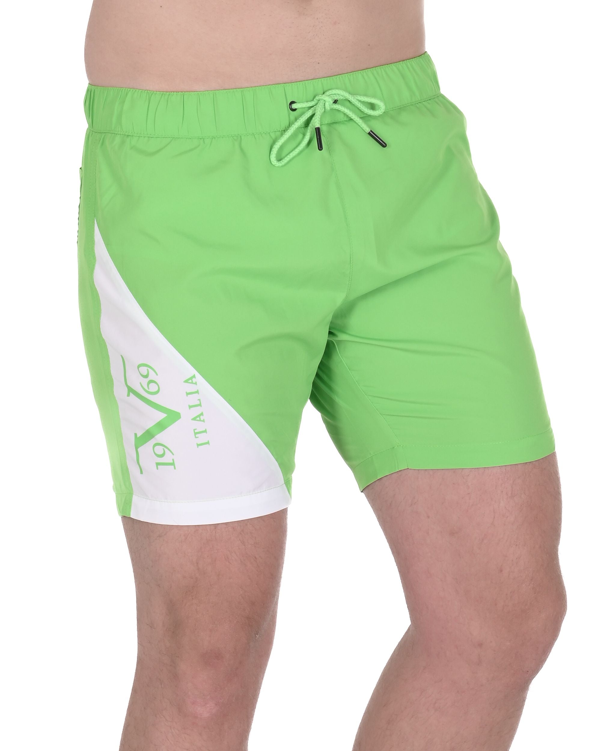 19V69 Italia Mens Swimwear Trunk VSC1MBM03 GREEN