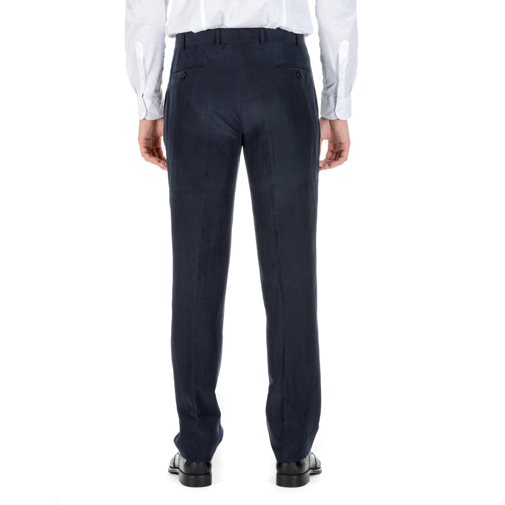 Armani Collezioni Mens Pants Dark Blue