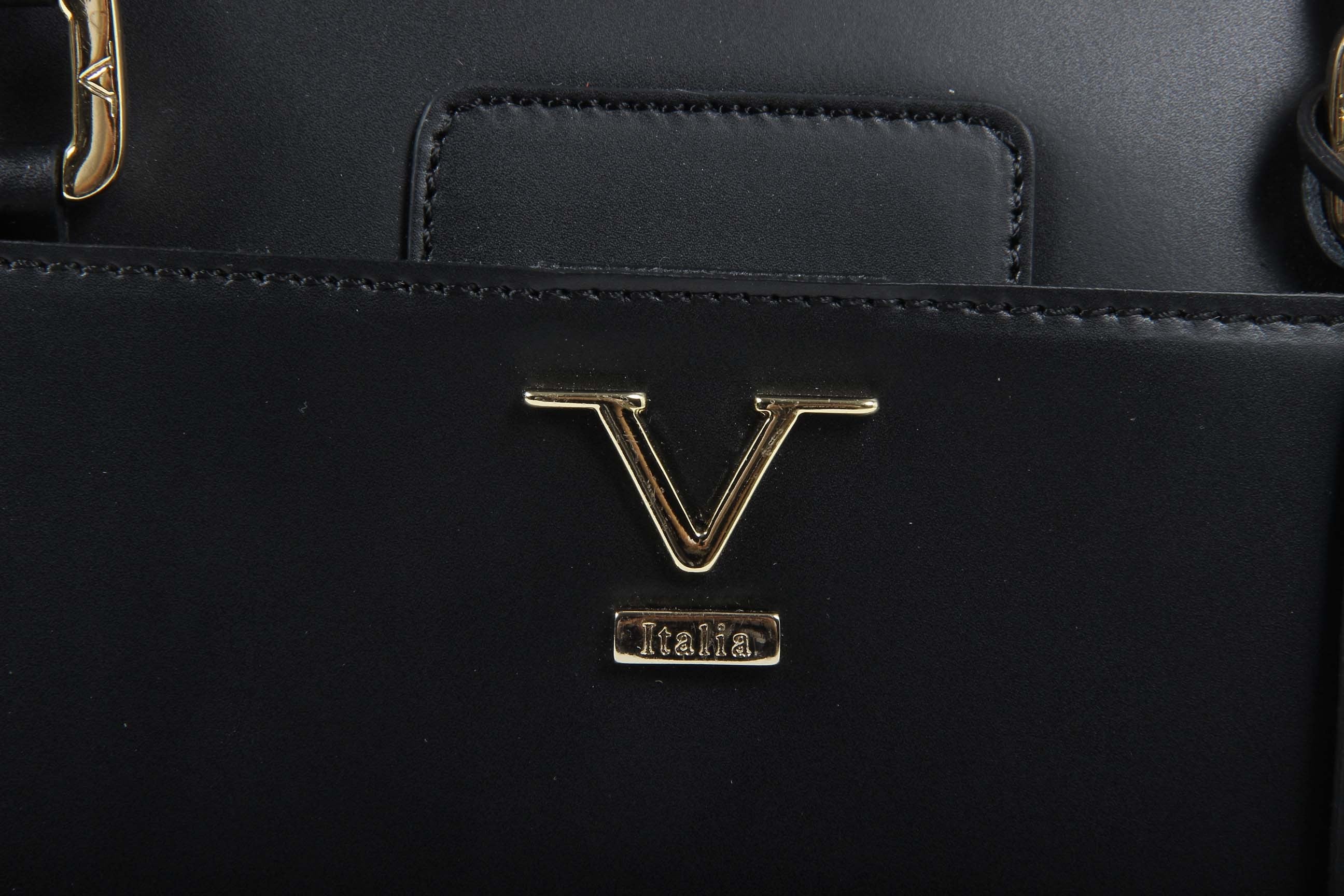 Bolso de Mujer V 1969 Italia C151-52 RUGA NERO