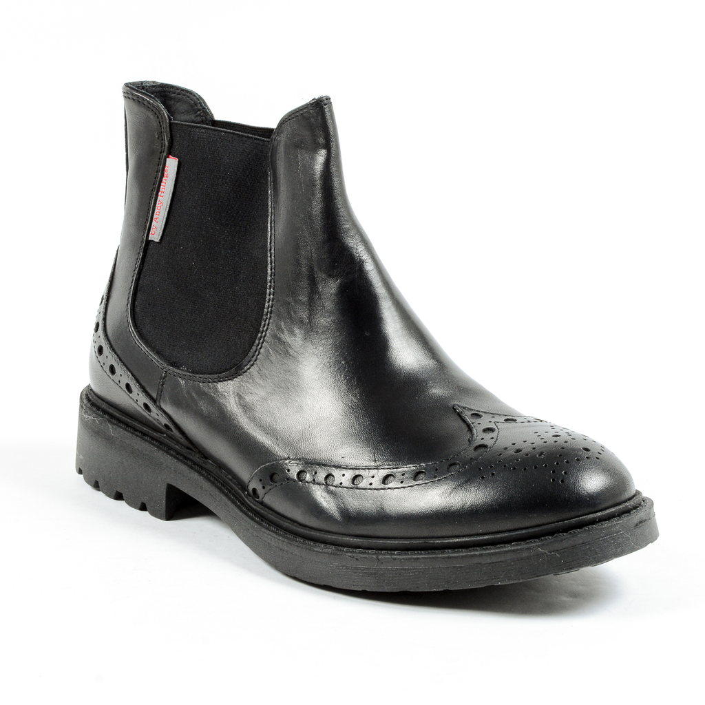 Andrew Charles Mens Ankle Boot Black BOB