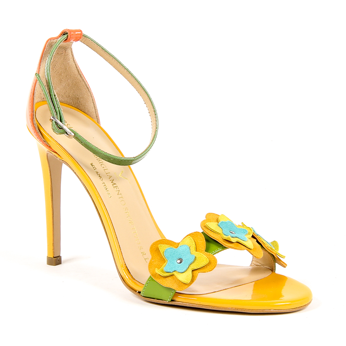 V 1969 Italia Sandalia de tira al tobillo para mujer Multicolor CATALINA