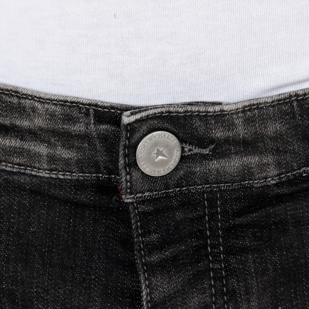 Vaqueros Andrew Charles para hombre gris oscuro enero