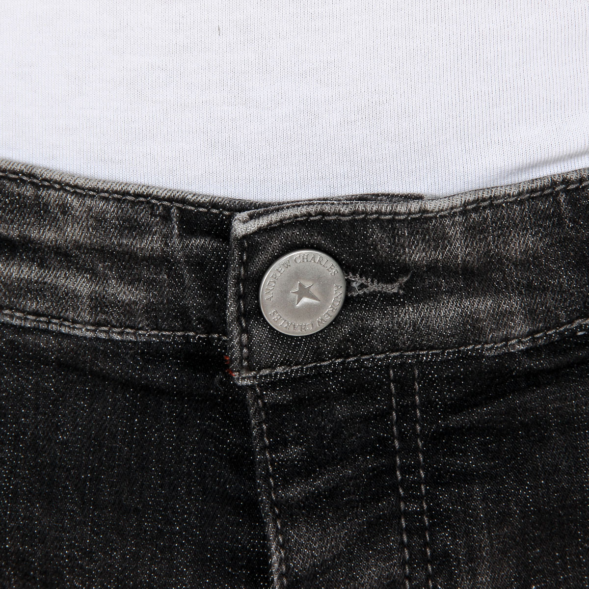 Vaqueros Andrew Charles para hombre gris oscuro enero