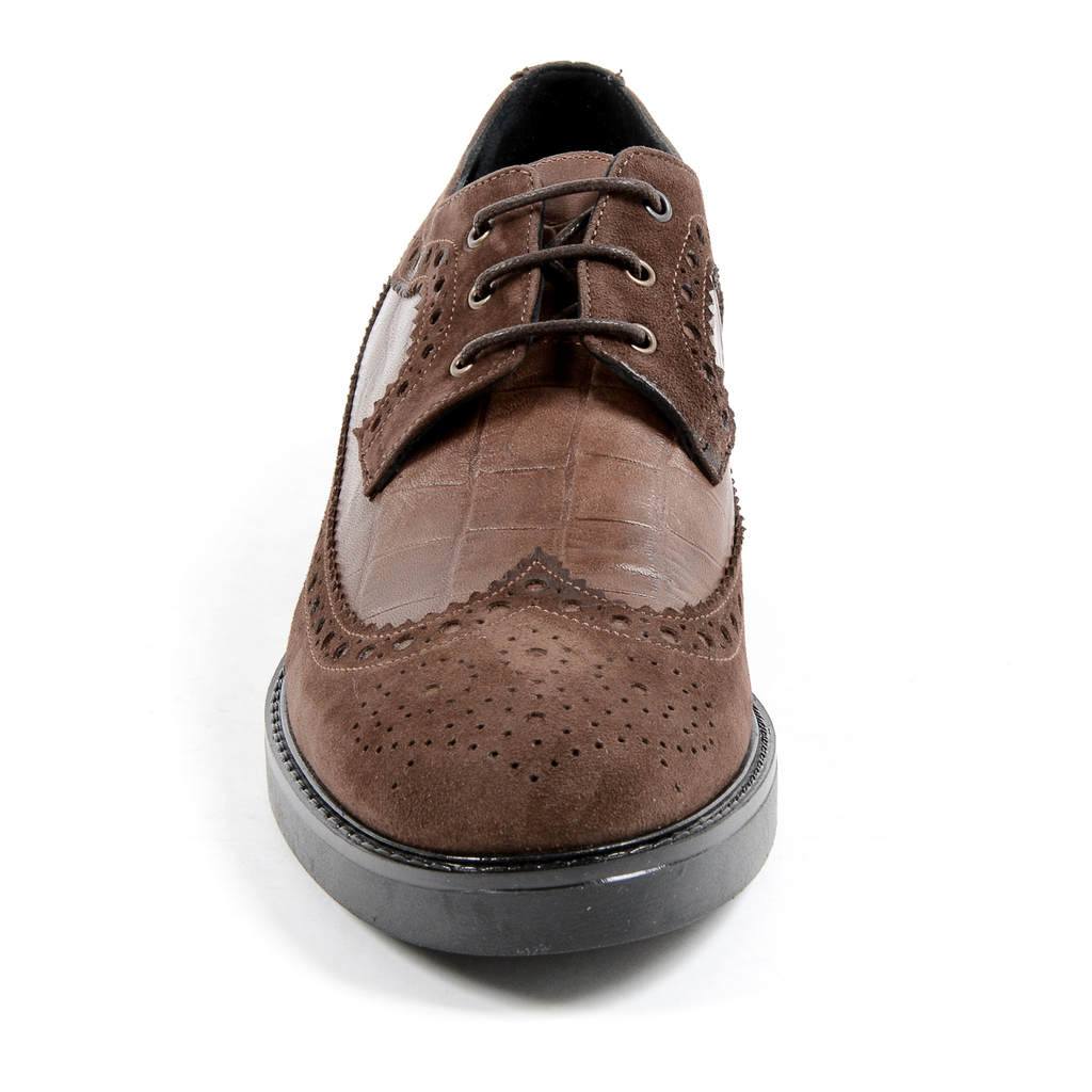V 1969 Italia Zapato Brogue para Mujer Marrón TRENTO