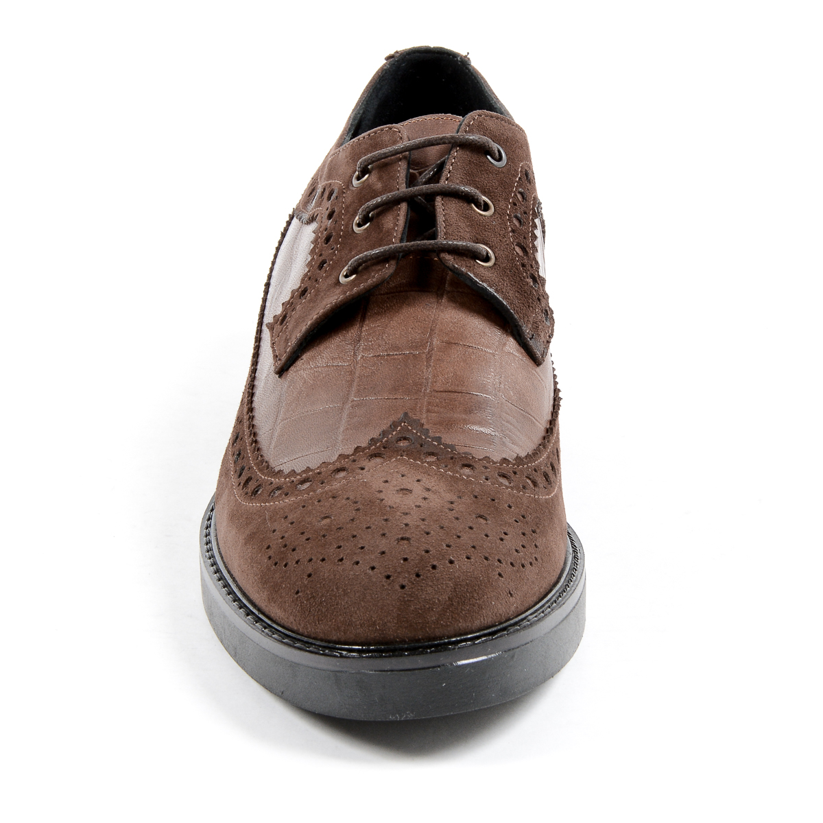 V 1969 Italia Zapato Brogue para Mujer Marrón TRENTO