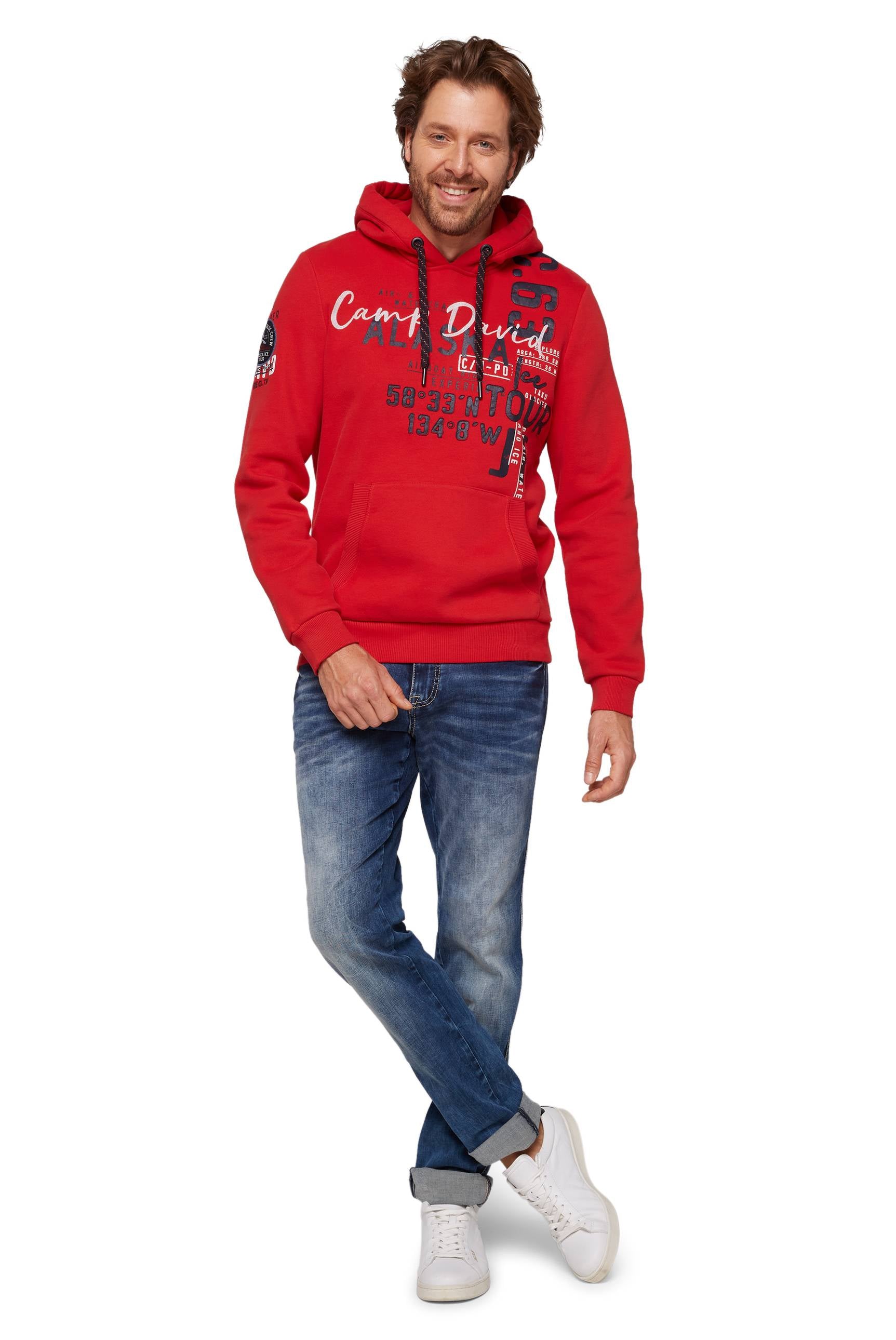 Sudadera con capucha para hombre Camp David