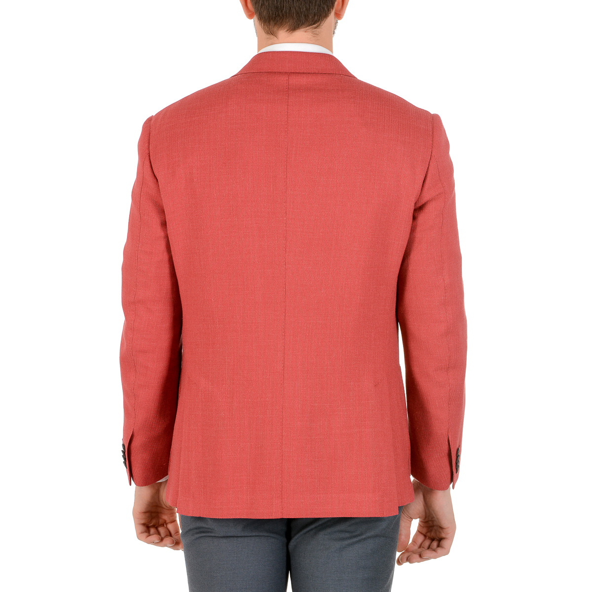Corneliani Mens Jacket Long Sleeves Coral
