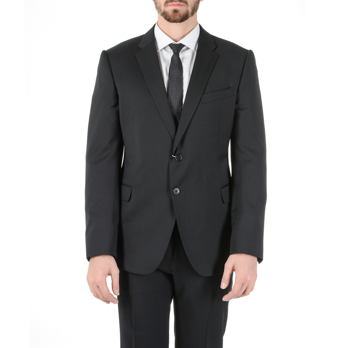 Armani Collezioni Mens Suit Black