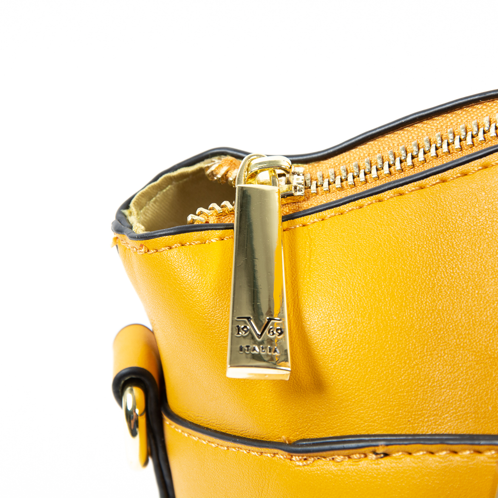 Bolso de mano para mujer V 1969 Italia marrón GIULIA