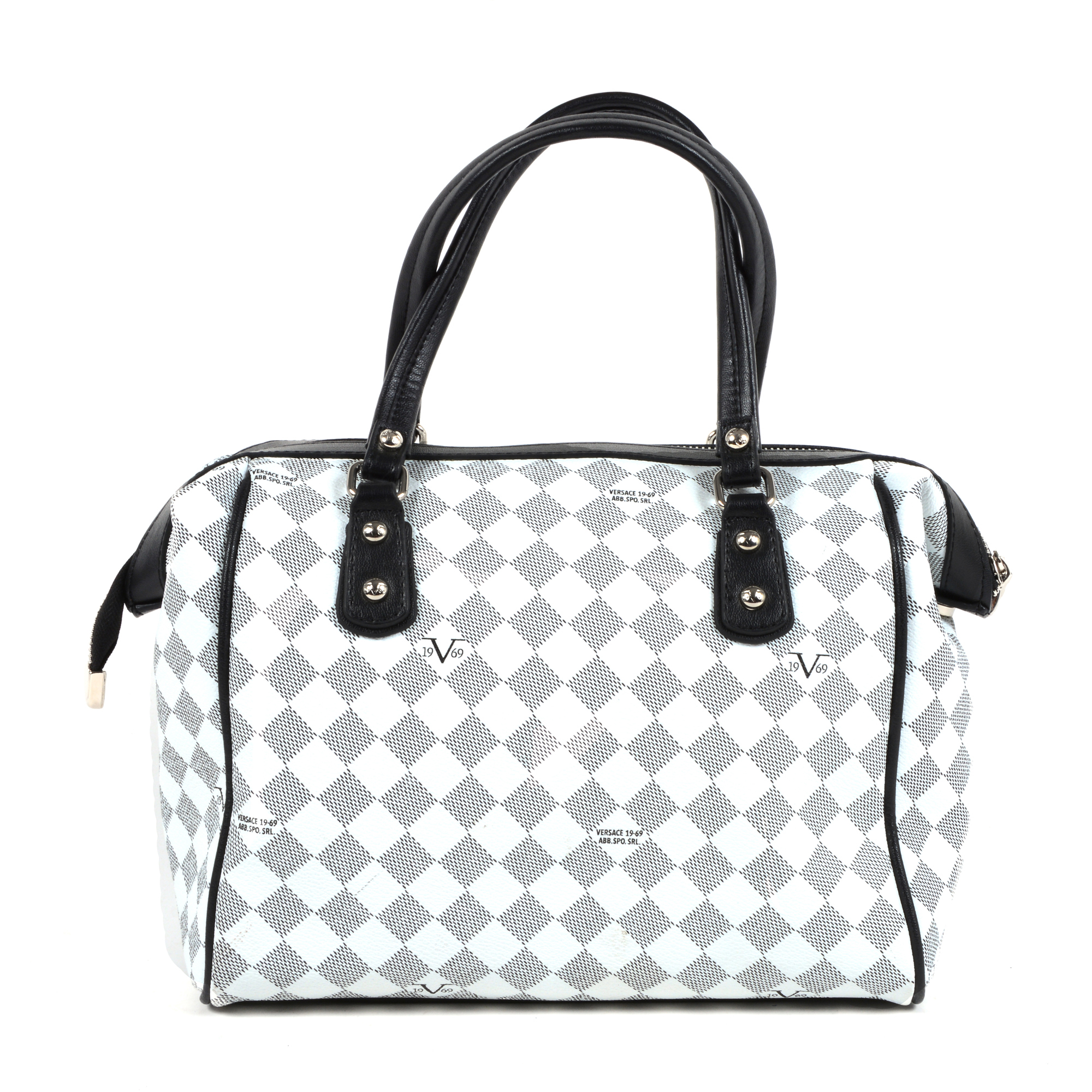 V 1969 Italia Womens Handbag White MONTERRY