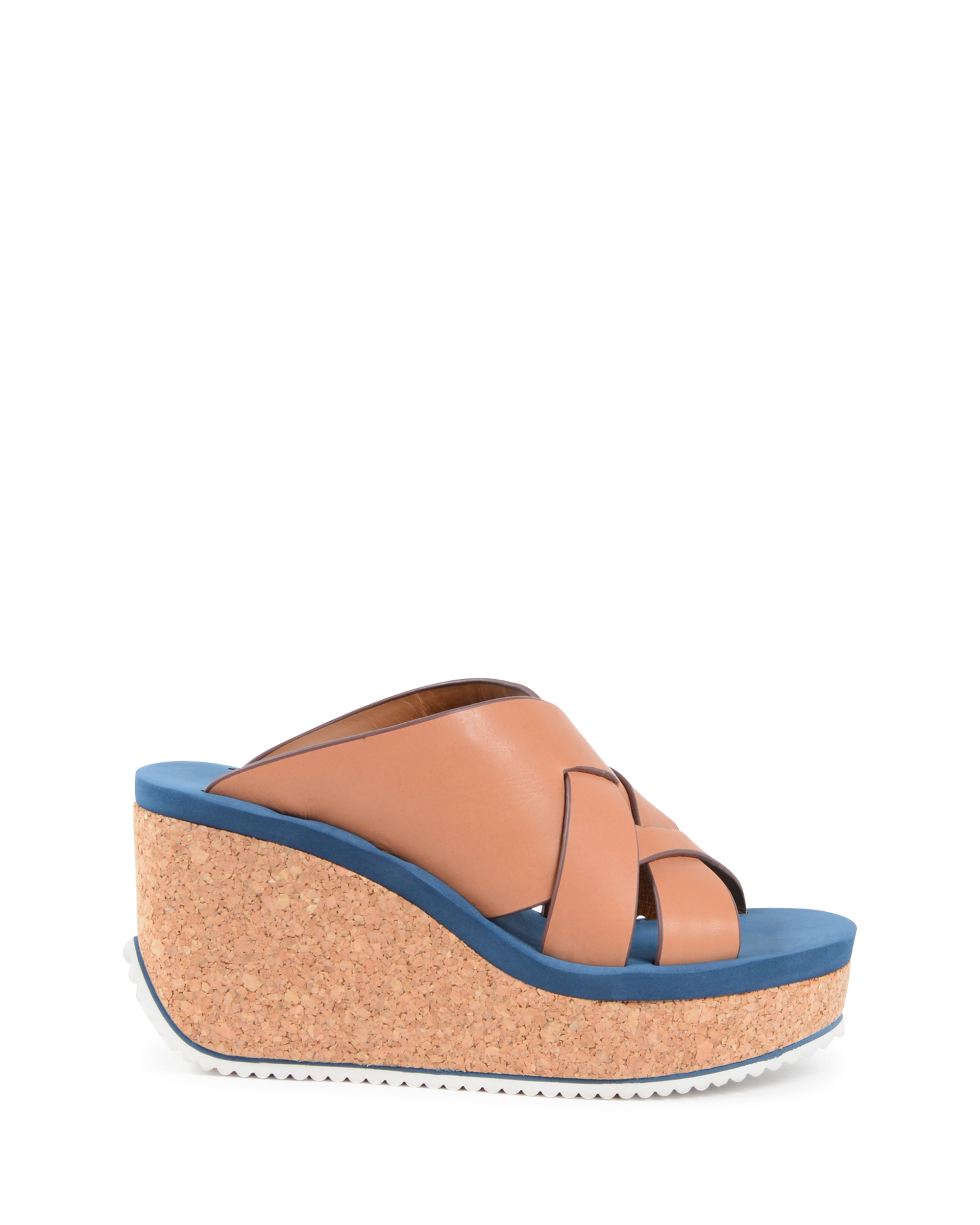 ChloÃ¨ Womens Wedge Sandal Tan SB30143 COGNAC