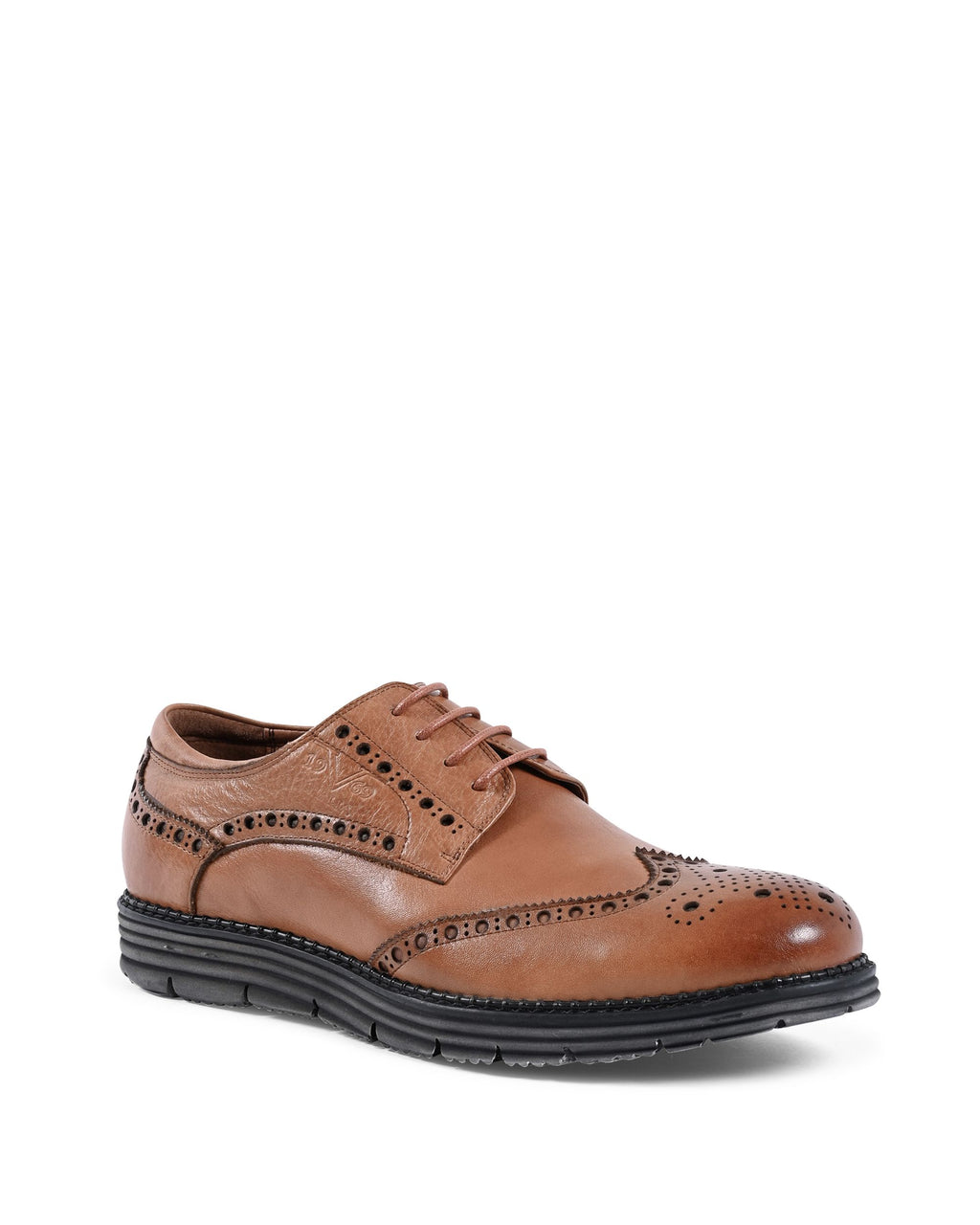 19V69 Italia Zapatos con cordones para hombre marrón YO W3074-3 TABACCO