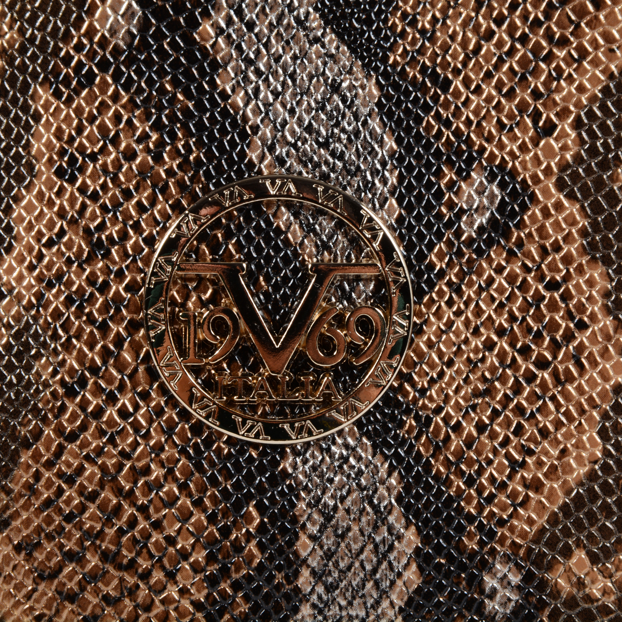 19V69 Italia Womens Handbag Bronze 8005 PYTHON BRONZE