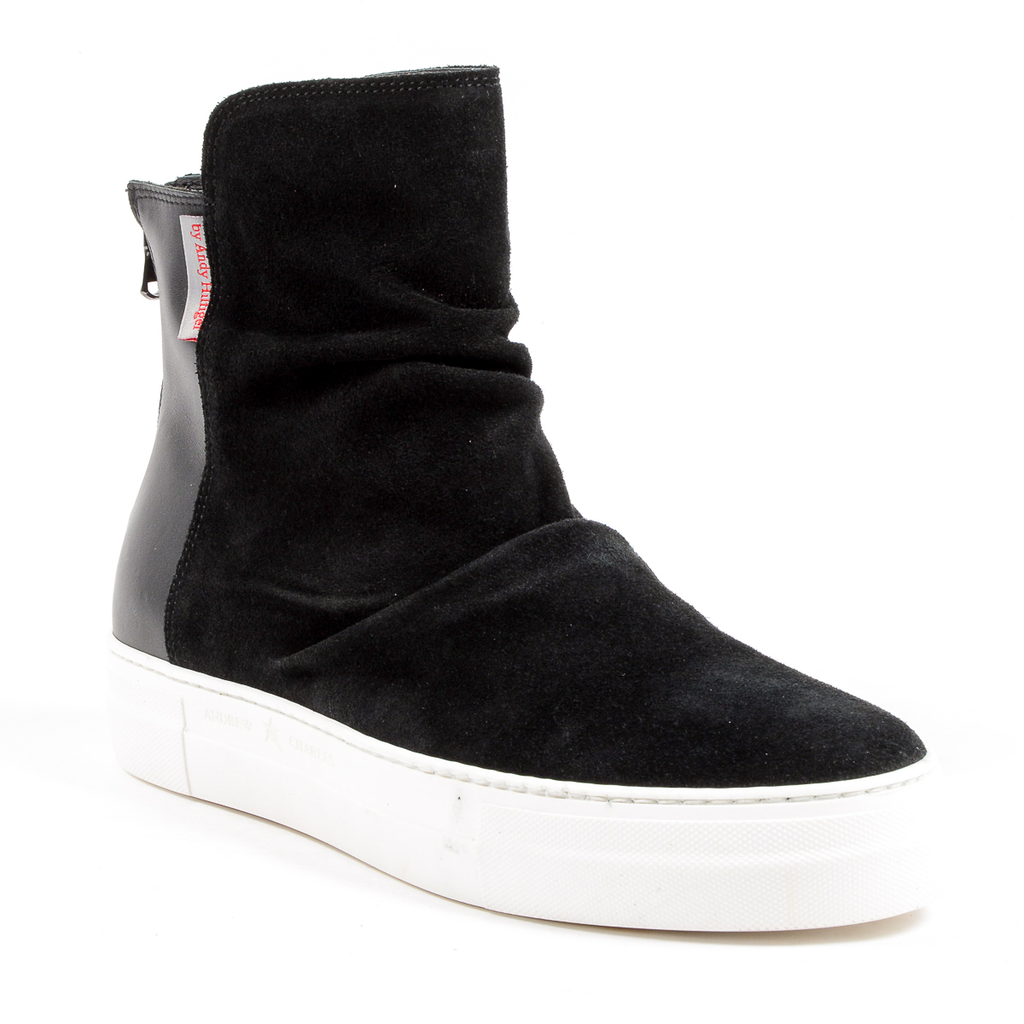 Andrew Charles Mens Ankle Boot Black JON