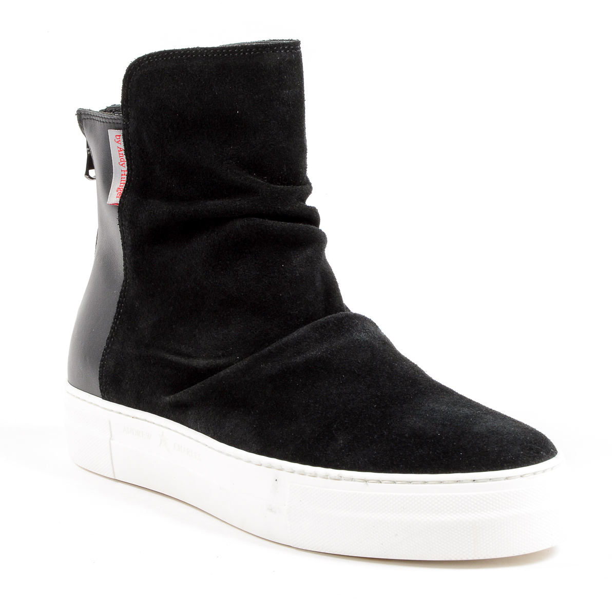 Andrew Charles Mens Ankle Boot Black JON
